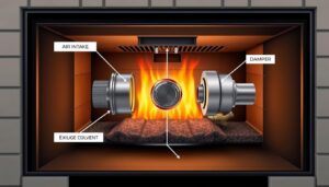 kamin drosselklappe welche stellung