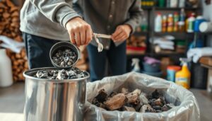 wohin mit asche aus kamin